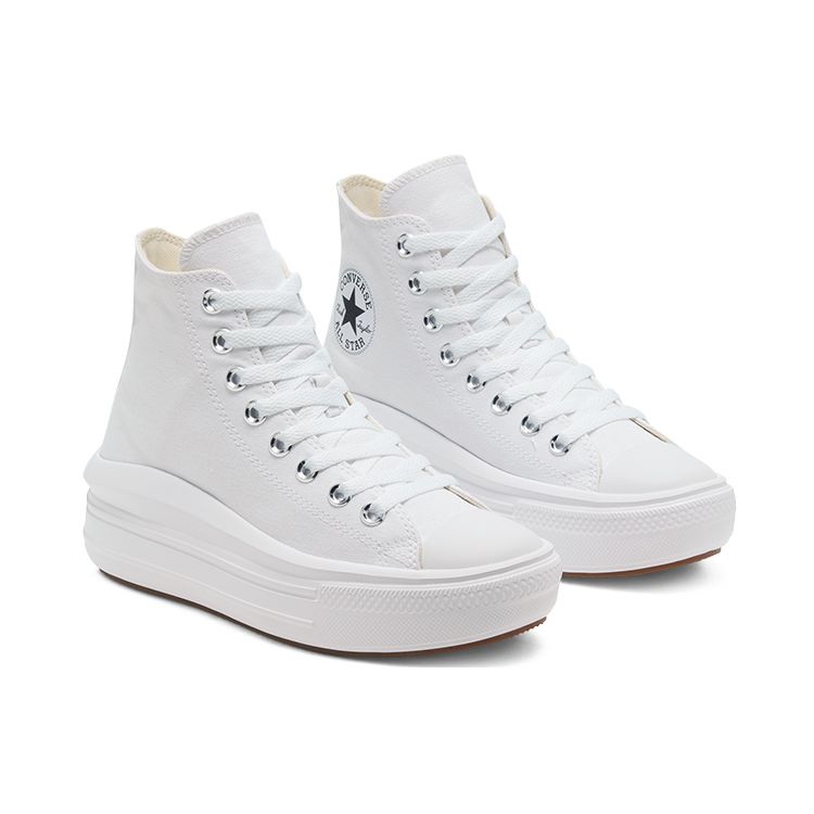 Converse Кеды Chuck Taylor All Star Move High Женские Белый/Натуральный Айвори/Черный 568498C