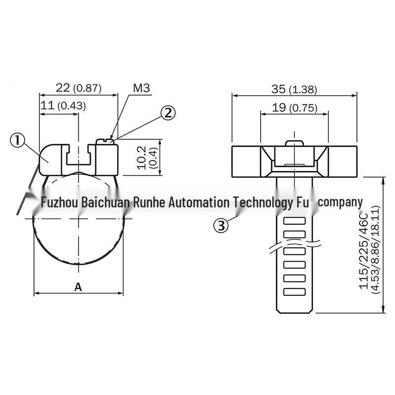 Кронштейн датчика BEF-KHZ-RT1-63 для цилиндра Sick 2077683 - Совершенно новый Оригинальный