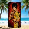 1Pc Kung Fu Legend Bruce Lee Beach Towel Quick Dry Multiuse For Beach Pool Gym Yoga Home Travel Christmas Halloween Xmas Gift N1240