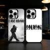 Я МУЗЫКА Чехол для телефона P-Playboi Carti Для iPhone 17 16 15 14 13 12 11 Pro Max Plus Серебристый Матовый Черный Чехол