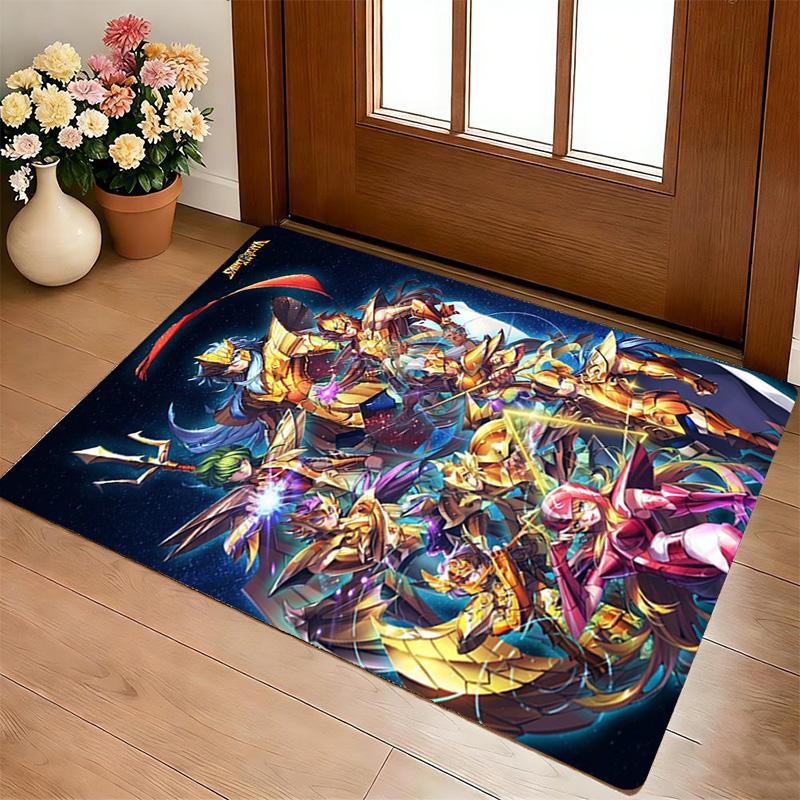 Saint Seiya Living Room Nonslip Area Rug Soft Carpet For Bedroom Game Playroom Sofa Office Home Decor Doormat Christmas Gift C930899