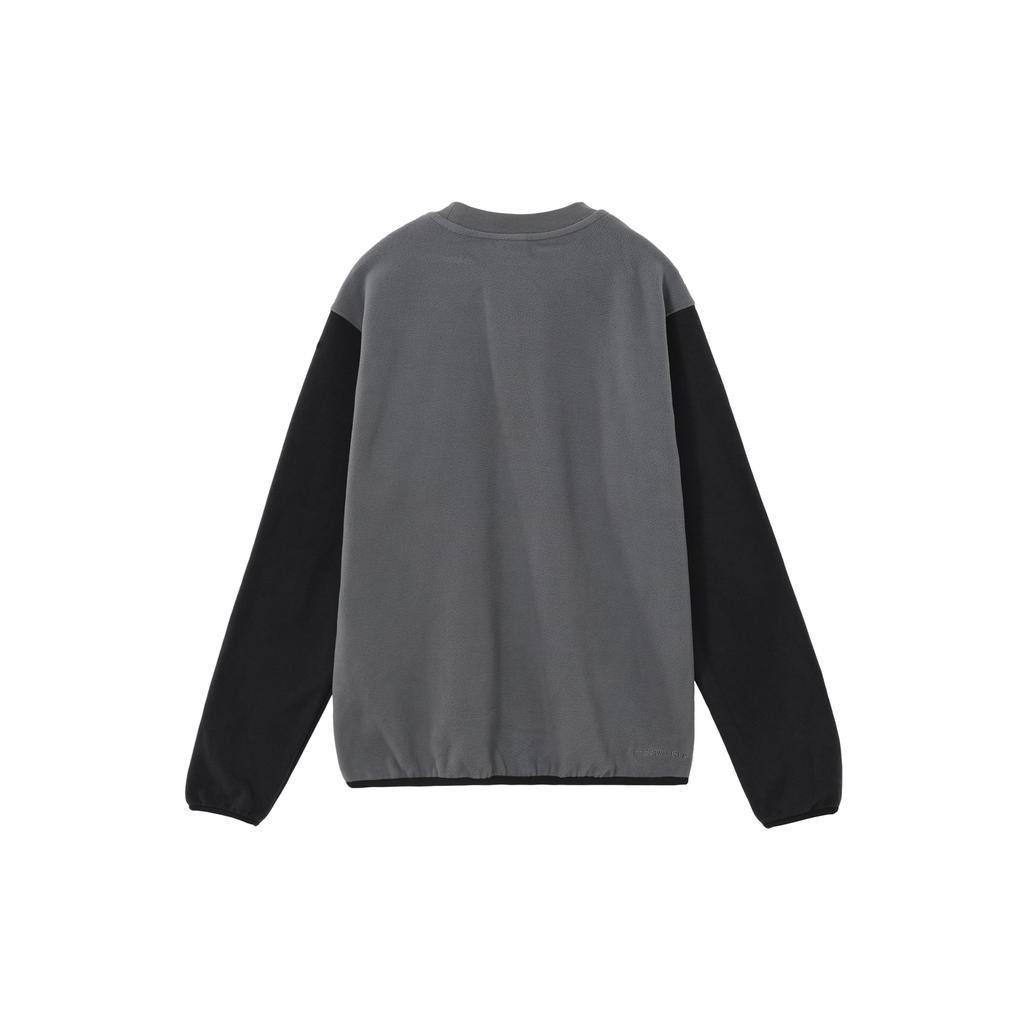 Nike Спортивная флисовая толстовка с принтом логотипа и мужскими топами с передним карманом серого цвета FD2376-068