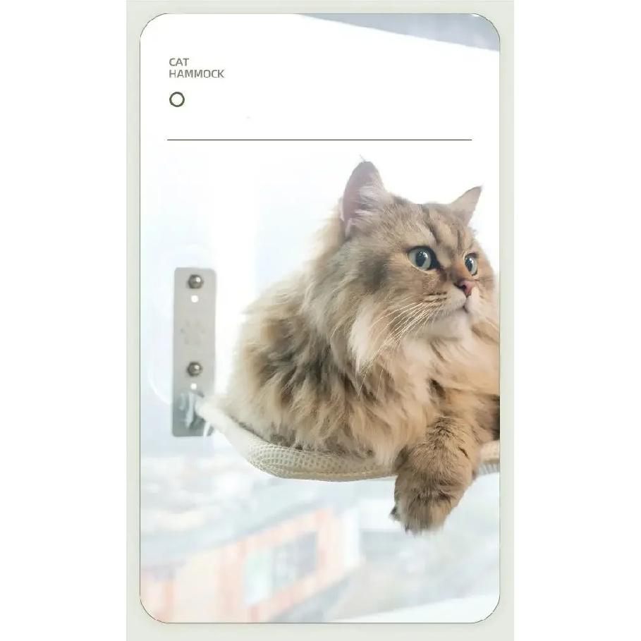 New Cat Hammock Suction Cup Foldable Hammock Suspended Cat Nest Cat Bed Balcony Window Glass Cat Hammock Cat House