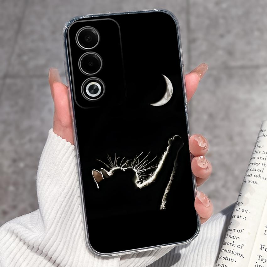 Роскошный противоударный чехол для телефона Oppo A3 A5 A1 Pro A3x AX5 AX5s A7 A8 Ace2 с милыми цветочными узорами, прозрачная защита из ТПУ, задняя крышка для корпуса Oppo