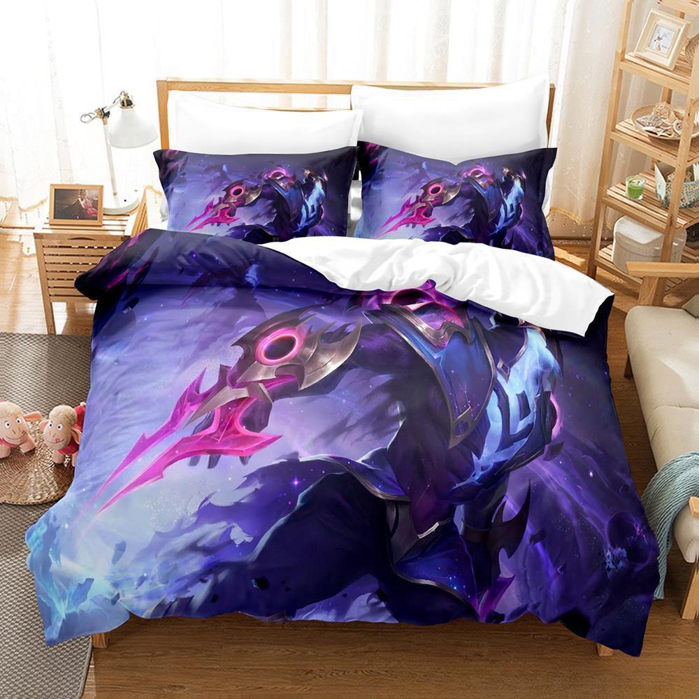 3d Print Game Anime League of Legends ZED Bedding Set Single Twin Full Queen King Size Bed Set Adult Kid Bedroom Duvetcover Sets