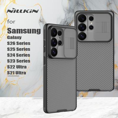 Чехол Nillkin для Samsung Galaxy S26 Ultra S25 Edge S24 Plus S23 S22 S21 с защитной шторкой для камеры CamShield Pro для Samsung S25 FE