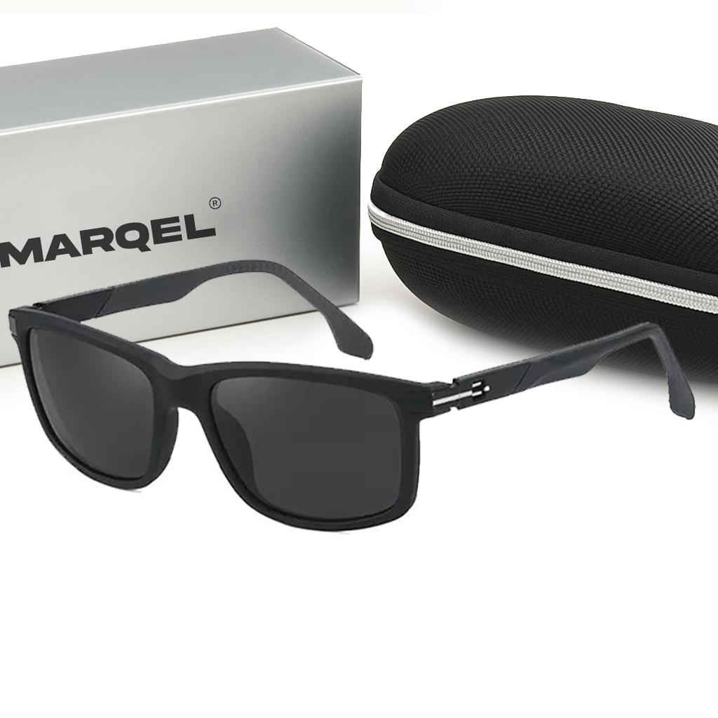 Поляризованные солнцезащитные очки MARQEL Brand New Designer Sun Glasses Matt Black