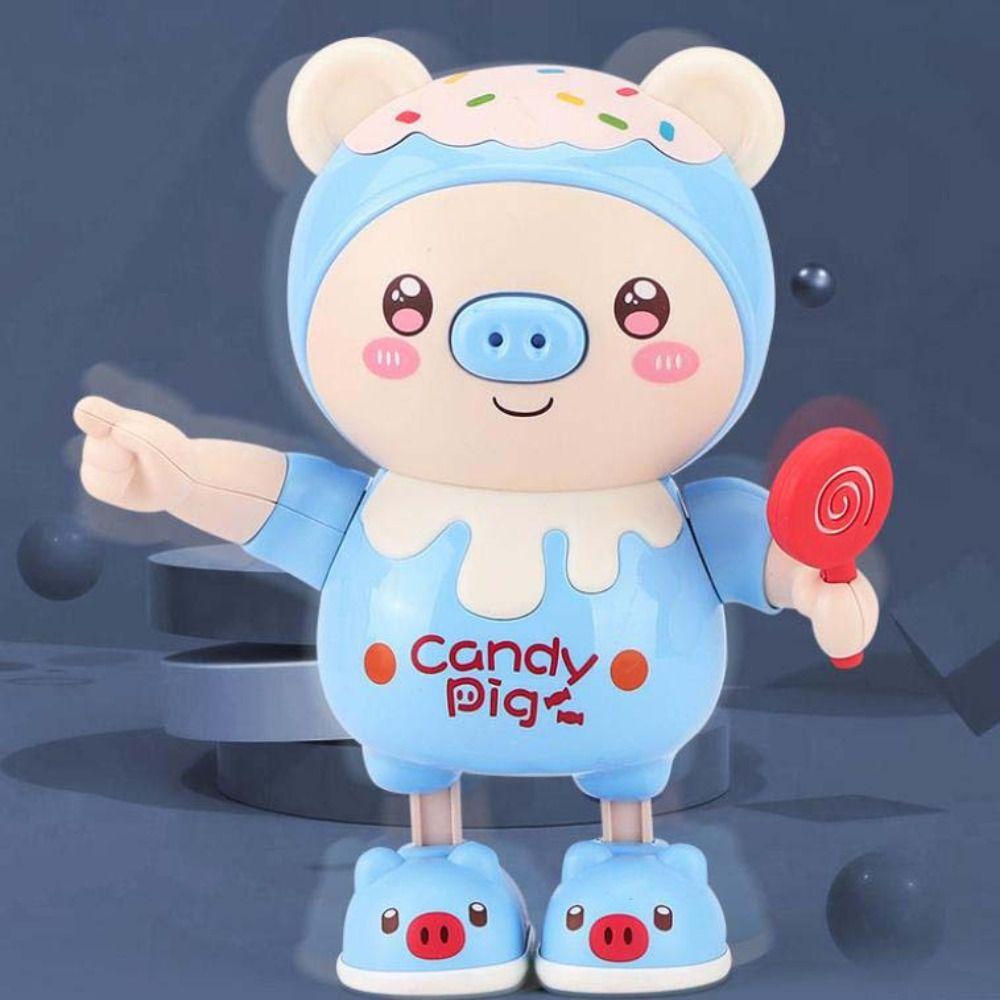 LED Lights Electronic Pets Pig Dancing Toy Swing Early Education Toys Xmas Gifts
