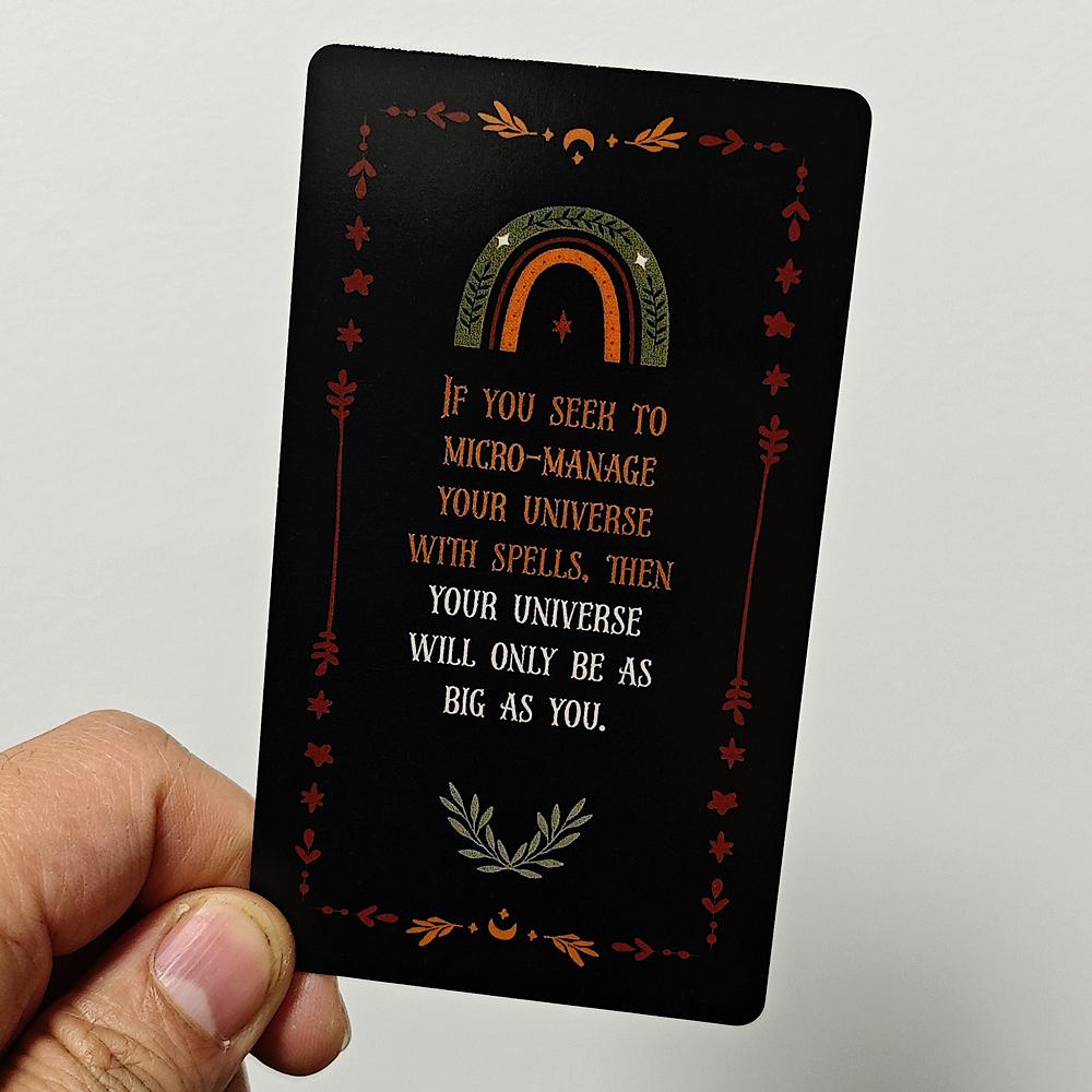 Колода Witch Magick Oracle 10,3*6 см 40 шт. Вдохновляющие карты с ключевыми словами