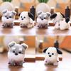 Plush Dog Pendant Keychain With Super Soft Short Plush For Bag Decor And Gift
