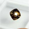 Certified 1.25 Ct Natural Gray Square Cushion Cut Moissanite Loose Gemstone