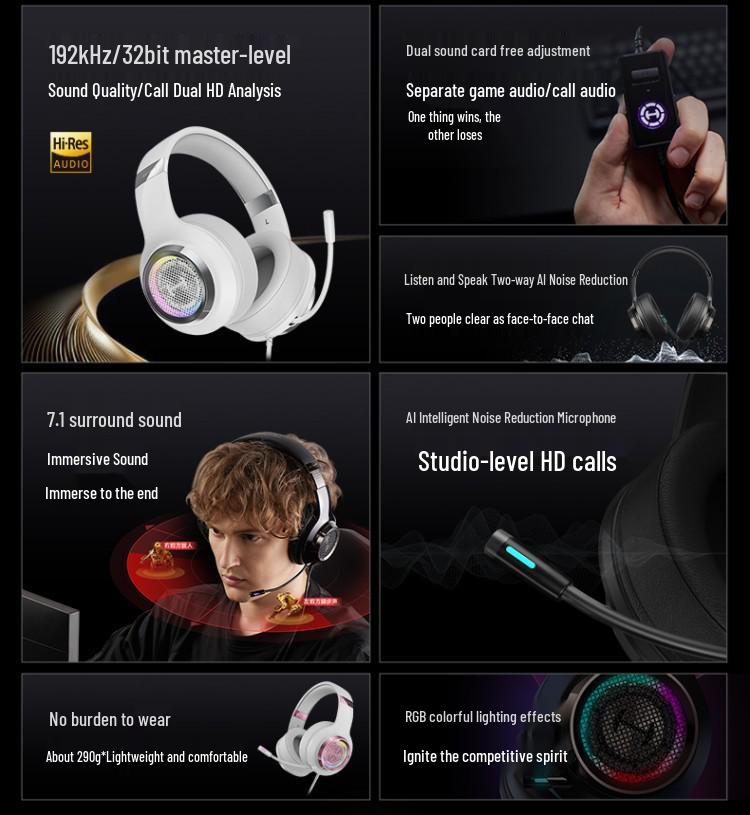 Проводная игровая гарнитура Edifier HECATE G4 Pro