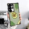 Cartoon Cute Avocado Plating Phone Case For Samsung Galaxy S24 S25 FE S26 Edge S23 Ultra S22 S21 Plus S20 Anti-Fall Airabag Cove