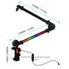 Universal Microphone Boom Arm 360° Rotation Desktop Stand Professional Mic Stand  Live Streaming