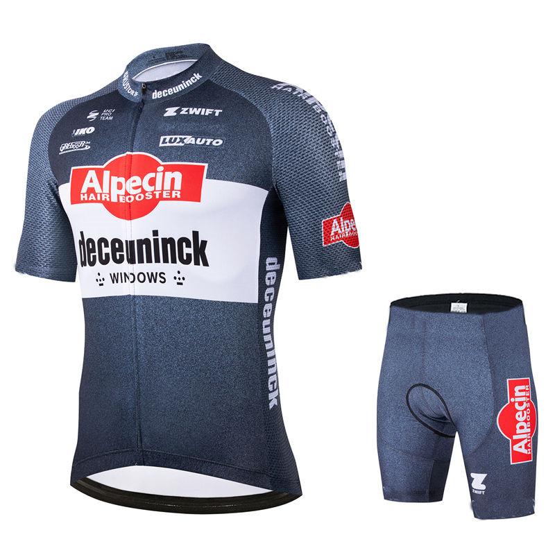 2026 Alpecin Pro Велосипедные Костюмы Мужские Велосипедные Шорты с Подтяжками Велосипедная Короткая Рукавная Одежда Bicicleta Велосипедный Джерси Ciclismo Hombre Черные Комплекты