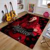 Custom Descendants The Rise of Red Mat Personalized Name, Polyester Washable Indoor Entryway Rug, Gift for Christmas, Easter, Thanksgiving Day