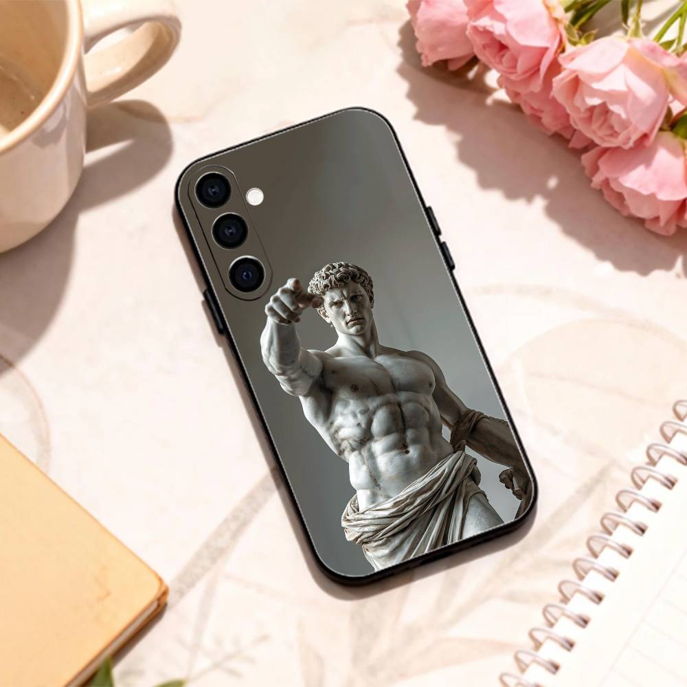 A-Ancient G-Greek S-Sculpture phone Case For Samsung Galaxy A73,A72,A71,A70,A53,A52,A51,Others Soft Black Shell