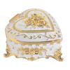 Small Jewelry Box Heart Shape Vintage Decorative Box Zinc Alloy Storage Container for Accessories