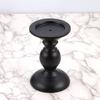 Black Vintage Candlestick Retro Candle Stand Candle Containers Candle Cup  Banquet Dinning Table