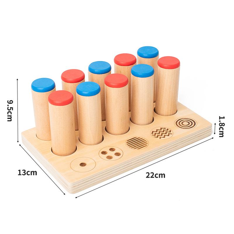 Детские сенсорные игрушки Тактильная доска Игра на сопоставление и сортировку Аудиальное обучение Раннее образование Учебные пособия Деревянная игрушка Монтессори