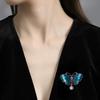 Enamel Painted Butterfly Brooch Female Temperament Elegant Corsage Suit Sweater Accessories