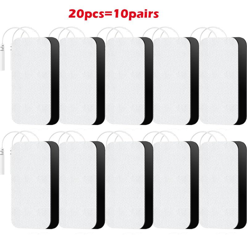 Электроды для TENS EMS, подушечки, аксессуары для физиотерапии, нетканый материал, самоклеящиеся сменные пластыри для электрического массажера EMS