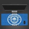 Коврик для мыши Man City, Большой игровой коврик для стола, Нескользящий XXL коврик для мыши для ноутбука и планшета, Игровой коврик для мини-ПК со прошитыми краями