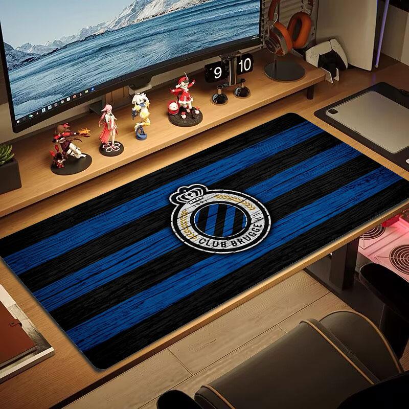 Club Brugge KV Large Size Mouse Pad Large Gaming Table Cushion Non-slip Laptop Tablet Big Mousepad XXL Mat Mini PC Playmat With Lock edge