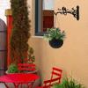 Wall Plant Hanger Metal Coated Wall-mounted Hook Rust-Proof Indoor Outdoor Bracket for Hanging Plants Wind Chime Lantern Bird Feeder