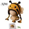 Creative Hobby for Adults Animal Hood Hat Crochet Kit, DIY Earflap Easy Supplies Cute Craft Kit Beginners, Handmade Winter Headwear