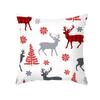 Merry Christmas Decorative Print Cushion Cover Home Living Room Sofa Decorative Square Pillow Cover 45 * 45cm