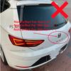 Накладка на окно автомобиля, спойлер для Seat Leon 5F FR Mk3 MK3.5, 5 дверей, задняя крыша, крыло, боковой край, хвостовой клапан, задний спойлер на окно багажника, спойлер для губ