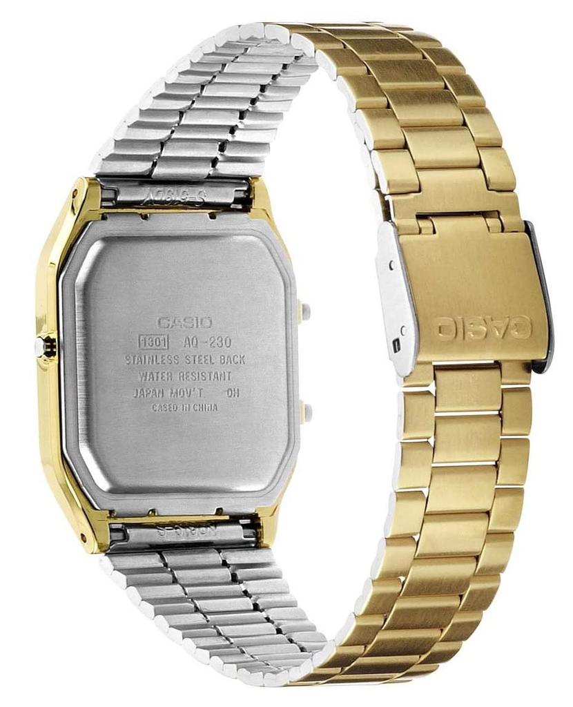 CASIO ANA-DIGI Золотые AQ-230GA-9 [Импортные]