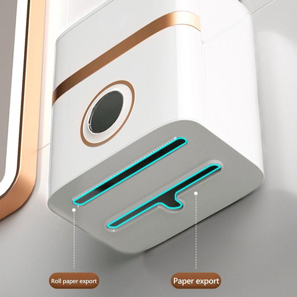 1Pcs Waterproof Toilet Paper Holder Light Luxury Style Roll Paper Storage Box New Tissue Box