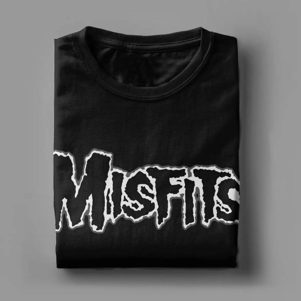 Misfits-Symbol Men's T Shirt Novelty Tee Shirt Short Sleeve Crewneck T-Shirt 100% Cotton Party Clothing