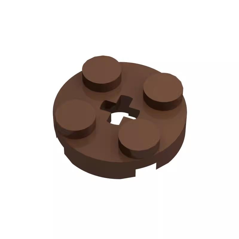 100 шт. Конструктор DIY, размер совместим с 2x2 круглым блоком 4032, пластиковые игрушки для детей