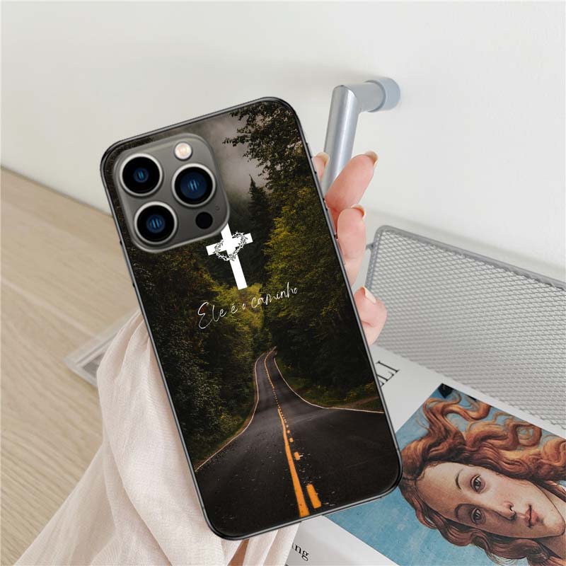 Jesus Bible Phone Case For Iphone 17 Air 16 15 Pro Max 14 Plus 16E Coque 13 Pro 12 Mini 11 Clear Cover Silicone Cute Shell Soft