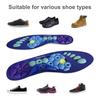 1 Pair Magnetic Acupressure Insoles Unisex Foot Arch Support Promote Circulation Relieve Fatigue Orthopedic Insoles Sports Travel Office Workers