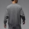 Jordan Essentials Logo Crew Neck Long Sleeve Sweatshirt Men Tops Grey FB6935-091