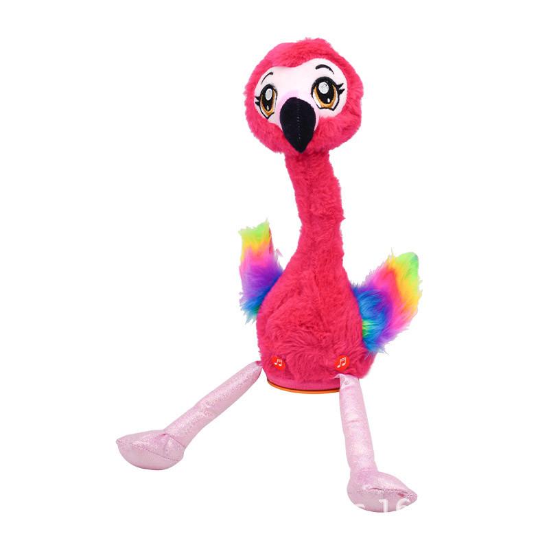 Enchanting Flamingo Singing & Talking Doll - Interactive Stuffed Animal Gift for Girls