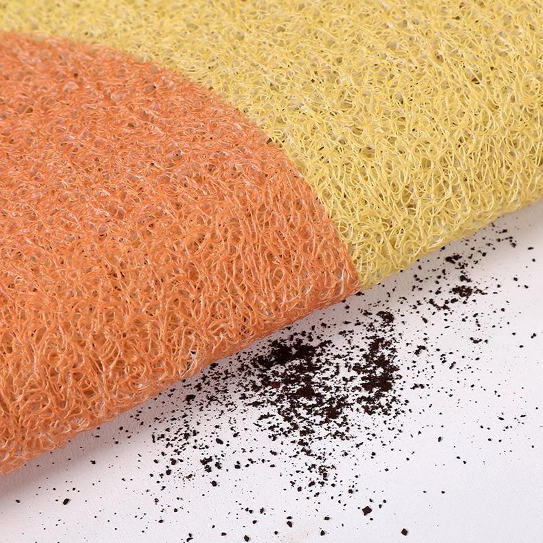 Коврик для душа и ванной комнаты Полное покрытие Полый Силиконовый Кольцевой Нескользящий Противоскользящий Коврик Дренаж Водонепроницаемый Легко чистить Для дома