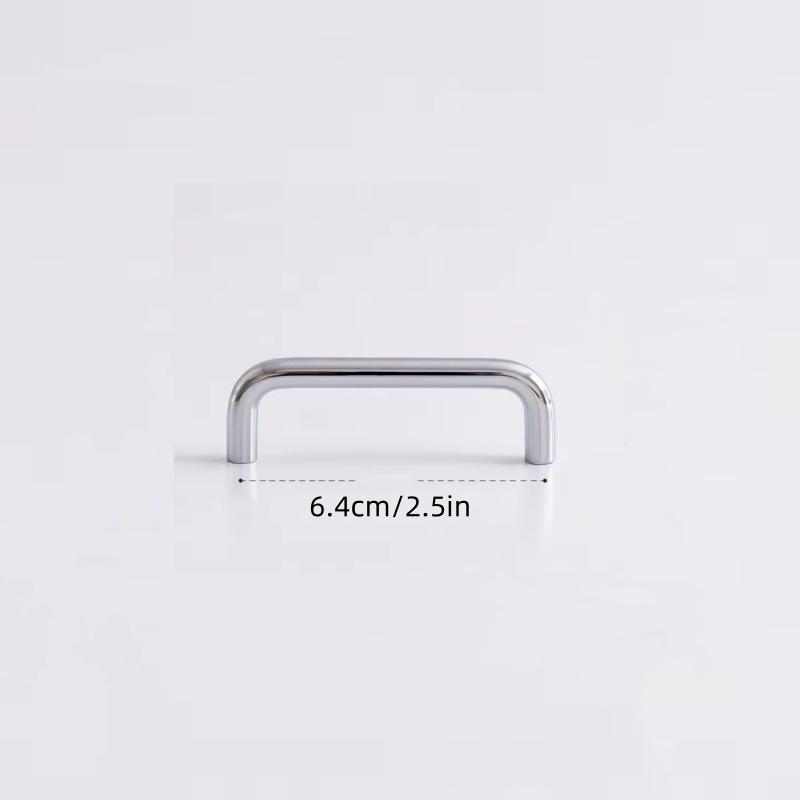 64mm-320mm Solid Stainless Steel U Type Cabinet Handles Drawer Door Knobs Pulls Furniture Wardrobe Cupboard Doors Bar Handles