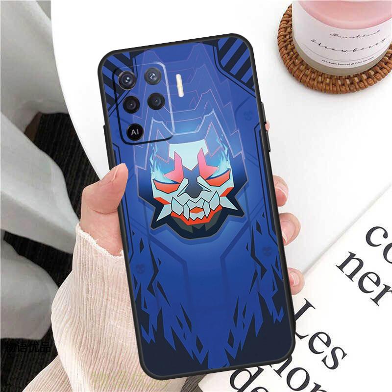 Мультяшный кейс Valorant для Oppo A98 A58 A78 A18 A38 A60 A80 A40 A77 A57 A17 A74 A54 A94 A96 A76 A16 A15 A5 Pro