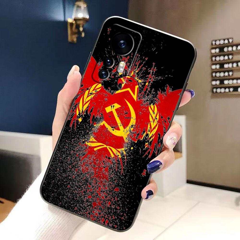 Россия Винтажный Герб Флаг Чехол для Телефона Для Xiaomi 15 15T 14 14T 13 12T 11 11T POCO F8 F7 F6 F5 X7 X5 M6 M7 PRO Ultra Чехол