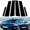 6 шт./комплект Подходит для Opel Insignia 2017-2022/Buick Regal 2017-2023 Автомобильные стойки кузова Накладки на оконные проемы Дверные накладки Комплект наклеек Глянцевые черные Аксессуары