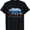 Alaskan Bear With Lake Mountain Souvenir T Shirt