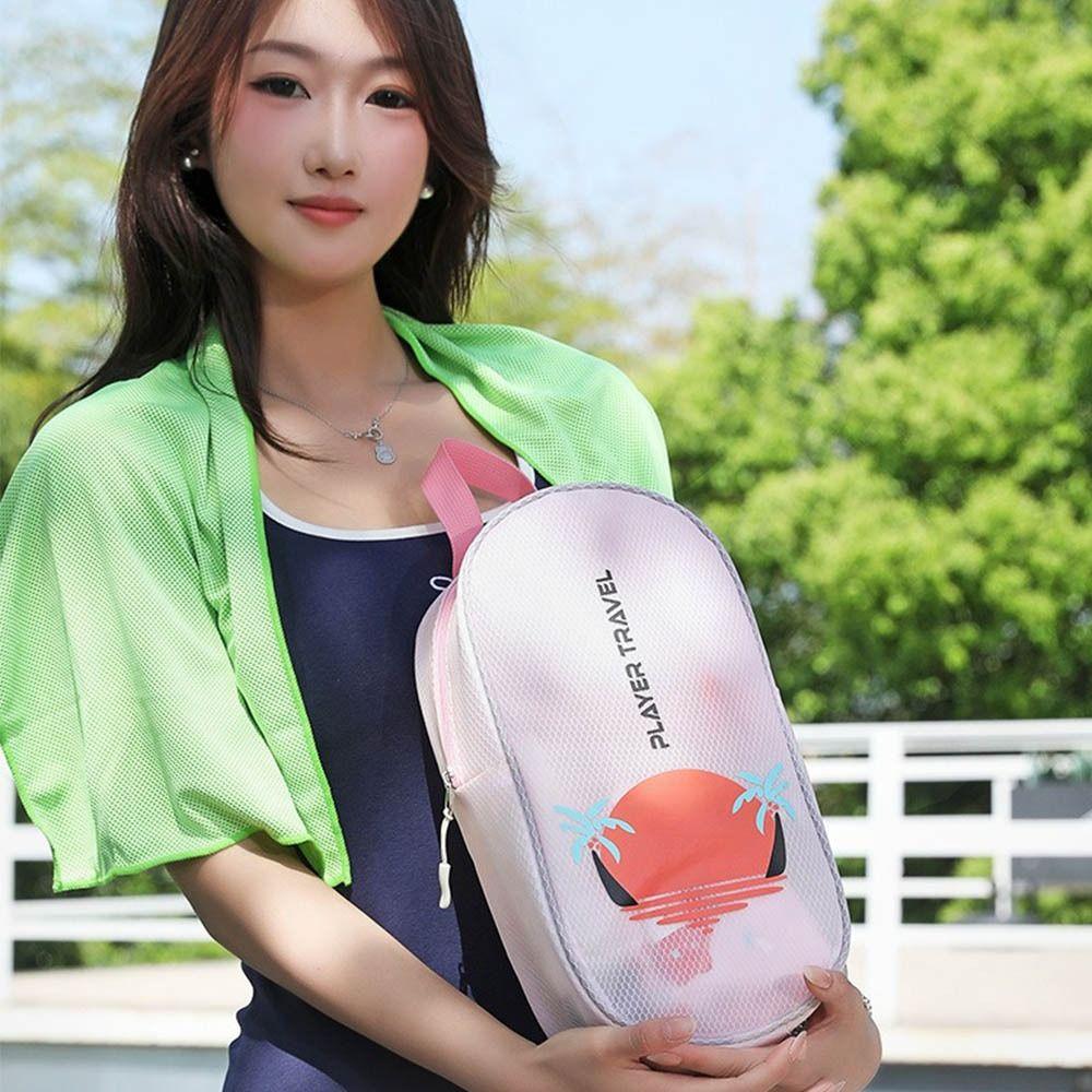 Водонепроницаемая сумка для плавания, отделение для сухого и мокрого, водонепроницаемая сумка для хранения для бассейна, речной треккинг