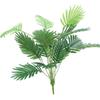 60CM Artificial Palm Tree Tropical Fake Plant Green Plastic Palm Leaf Branches Suitable for Home Garden Decor Photography Props
