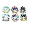 Kuromi & Cinnamoroll Cartoon Character Brooch - Cute Metal Badge with Oil Drop Design