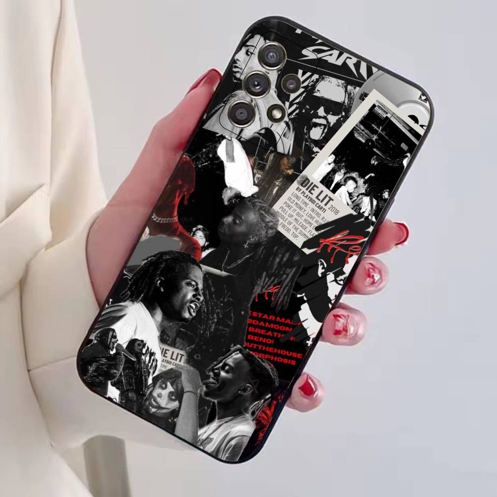 Чехол для телефона рэпера P-Playboi Carti для Samsung S25, S24, S21, S22, S23, S30, Ultra, S20, Plus, Fe, Lite, Note, 10, Черный Чехол